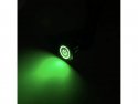 Drukknop (aan/uit) metaal IP65 waterdicht rond 16mm groen met power symbool